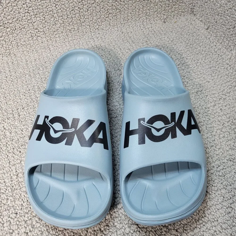 Hoka One One Ora Athletic Slide Blue Black Men's US Size 11